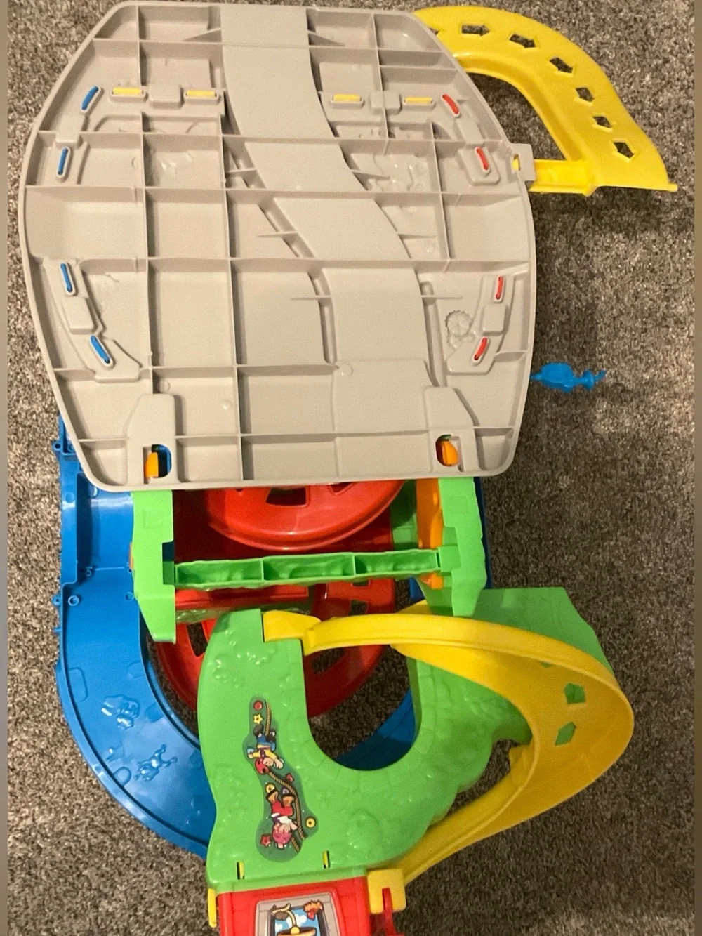Fisher-Price Little People Wheelies Stand ’n Play Rampway Parking Garage Playset